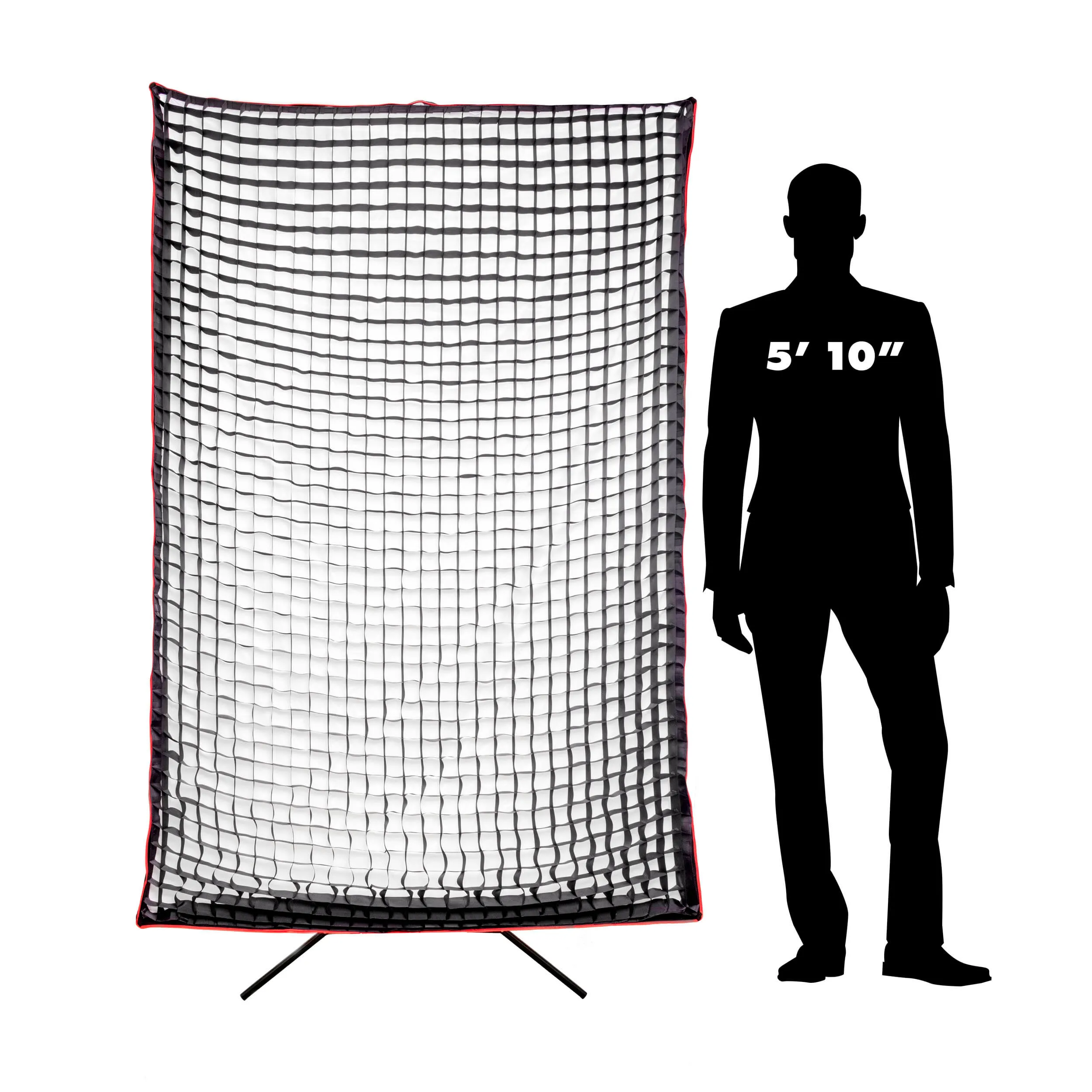 120x180cm Large Rectangular Quick Set-Up Softbox with 4cm Grid