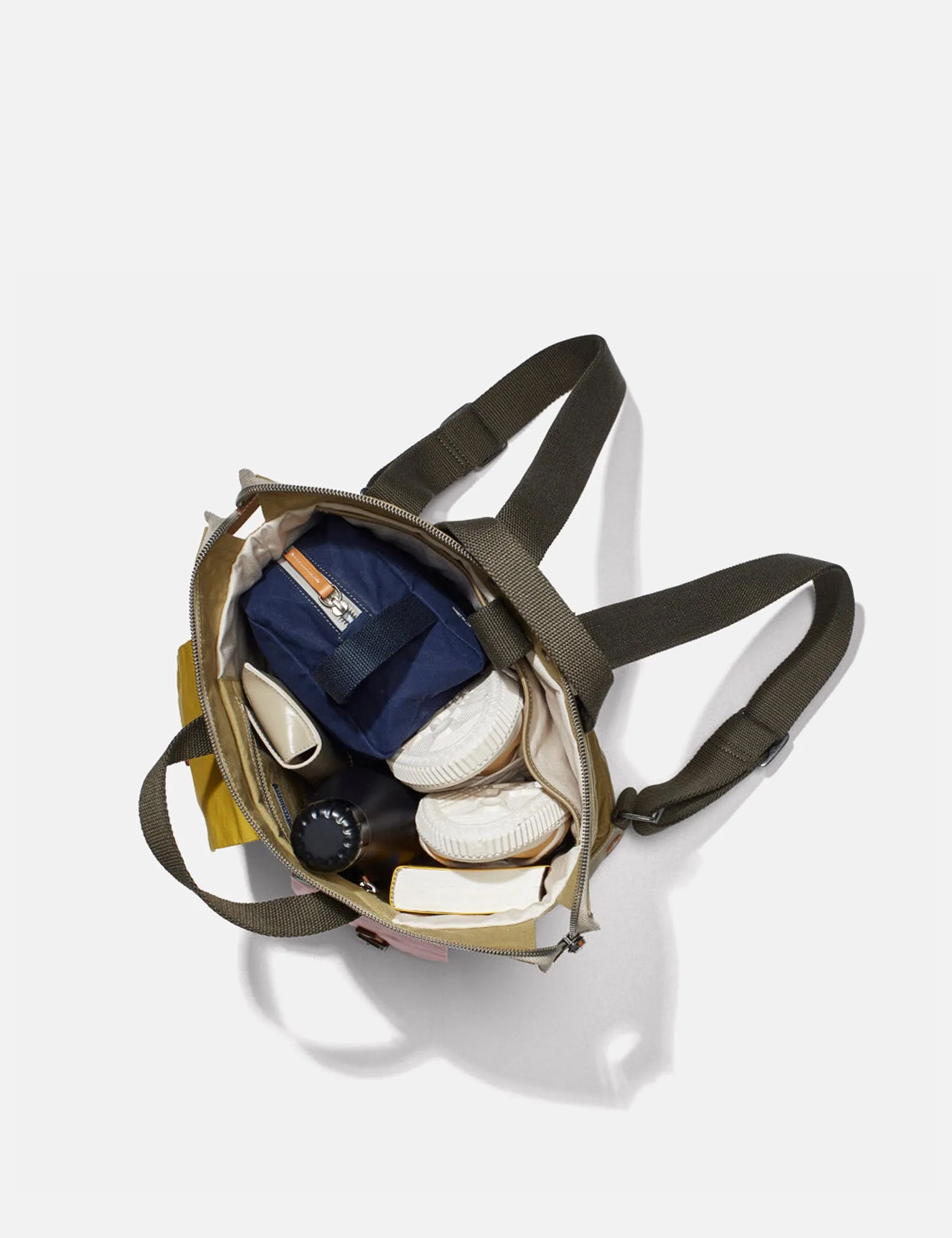 Ally Capellino Max Surreal Pockets Rucksack - Pistachio Green
