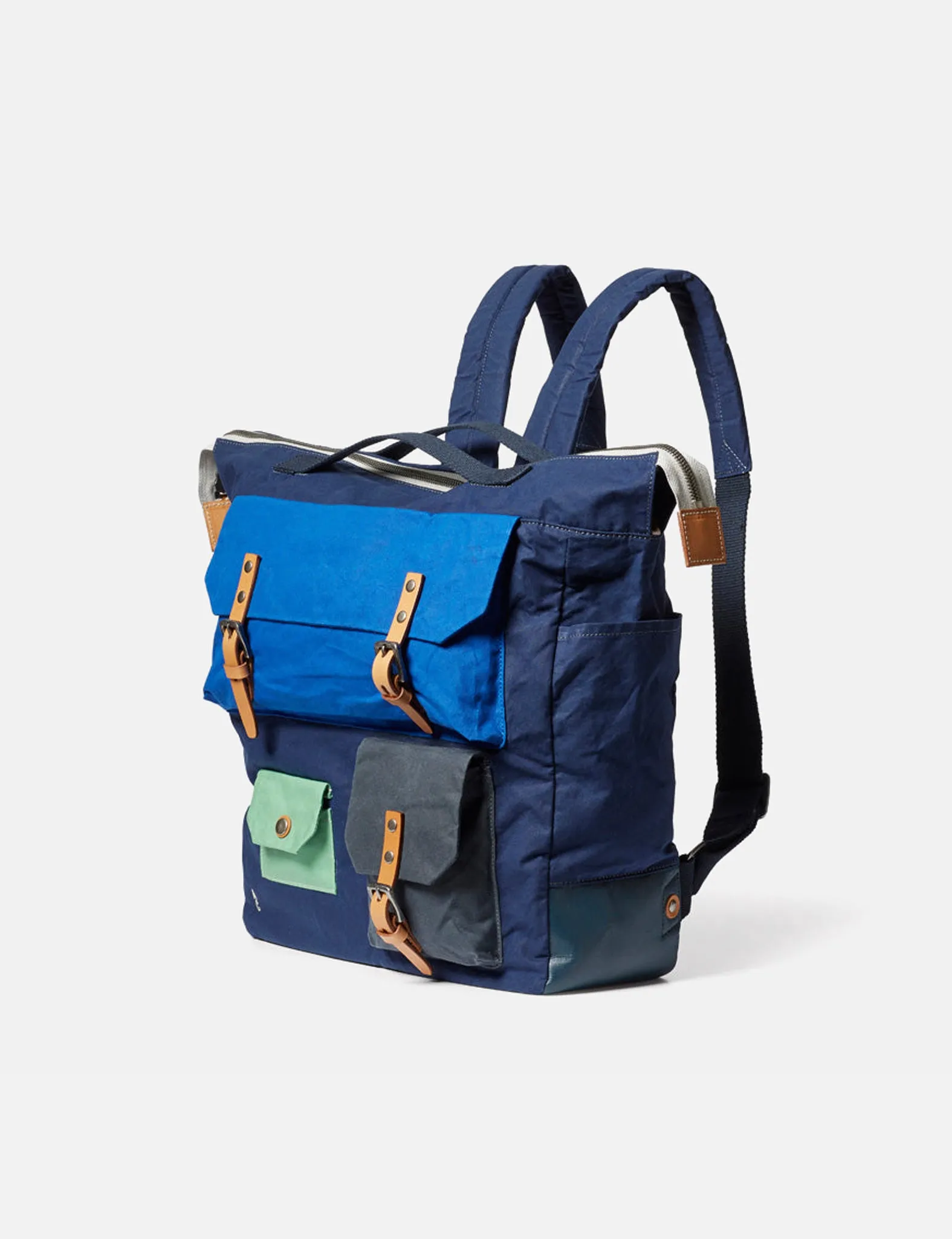 Ally Capellino Salvador Surreal Pockets Rucksack - Navy Blue