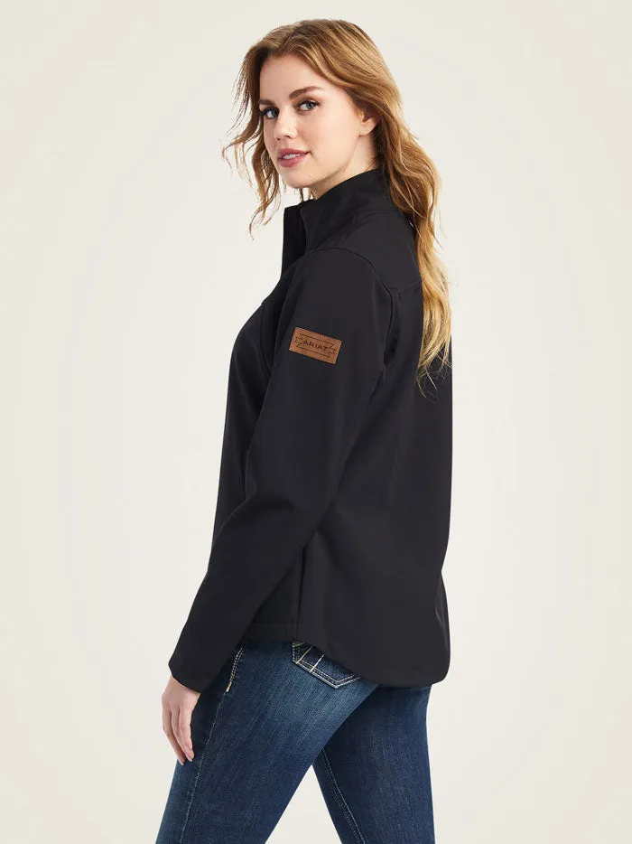 Ariat 10042185 Womens Team Logo Softshell Chimayo Jacket Black