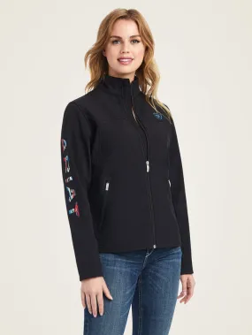 Ariat 10042185 Womens Team Logo Softshell Chimayo Jacket Black