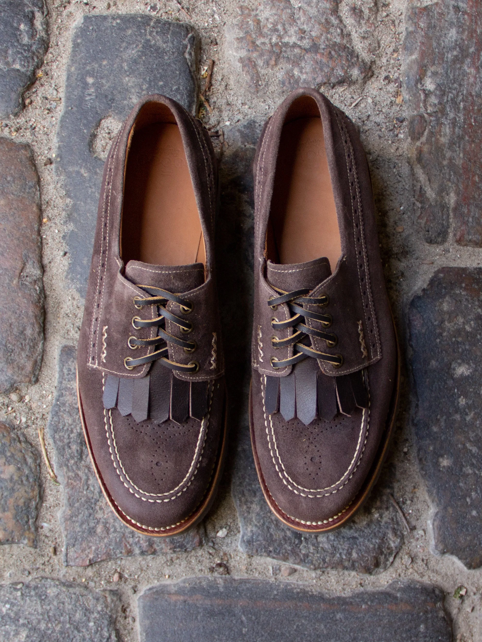 Bright Shoemakers, Walkers Deck Shoe, Taupe Suede
