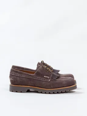 Bright Shoemakers, Walkers Deck Shoe, Taupe Suede