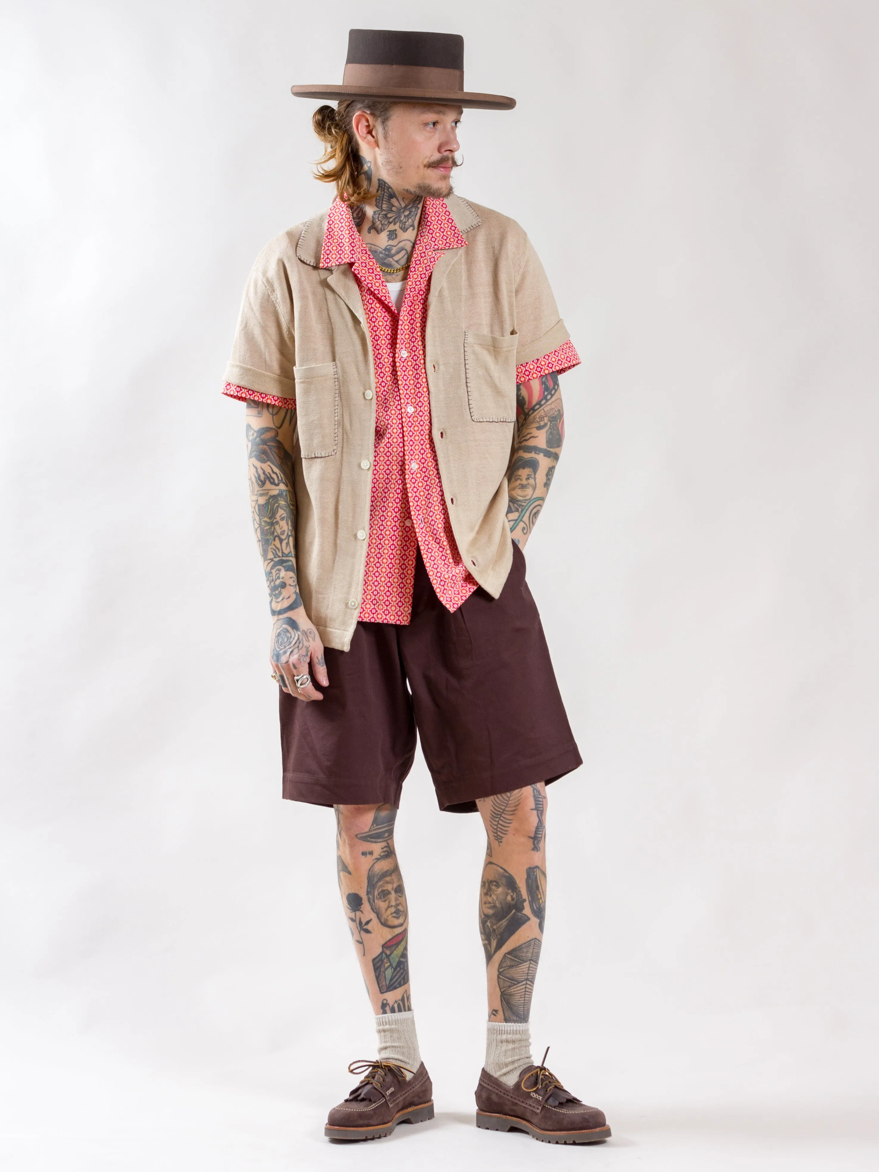 Bright Shoemakers, Walkers Deck Shoe, Taupe Suede