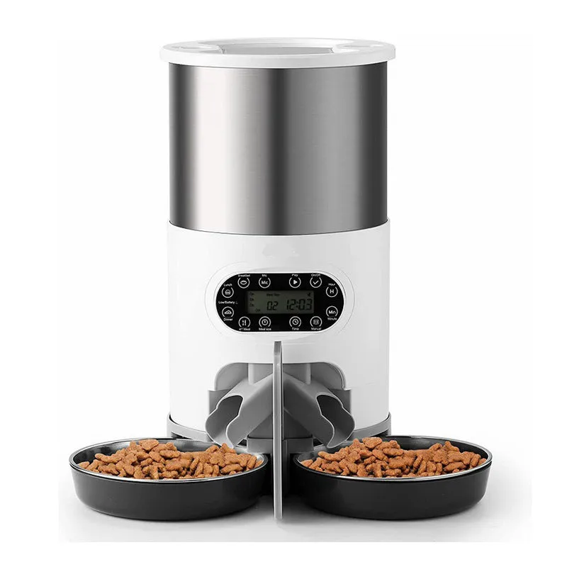 Feeder with Timer Recording 45L Double Meal for Dogs and Cats