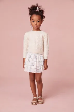 Girls Alpine Frost Floral Billie Skirt