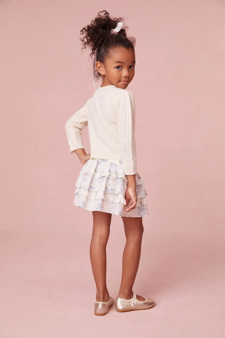 Girls Alpine Frost Floral Billie Skirt