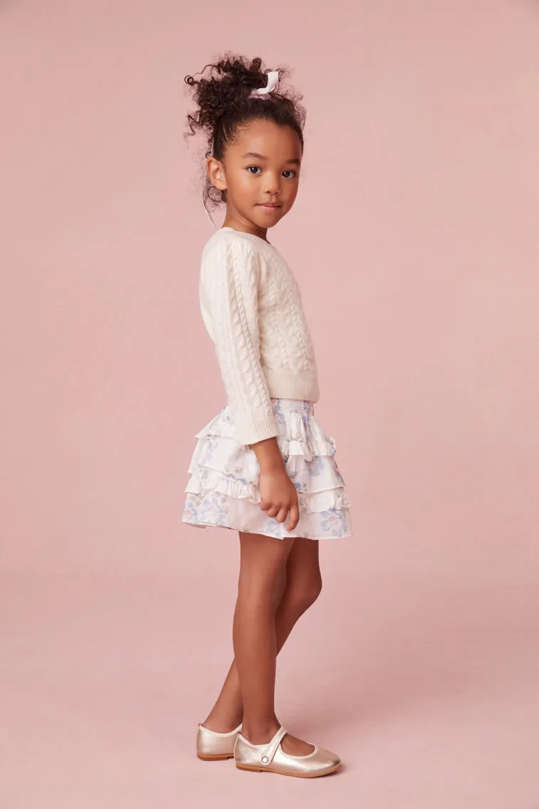 Girls Alpine Frost Floral Billie Skirt