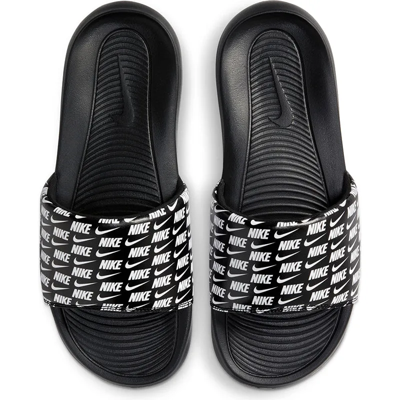 Nike Men's Victori Printed Slide Black/White-Black
