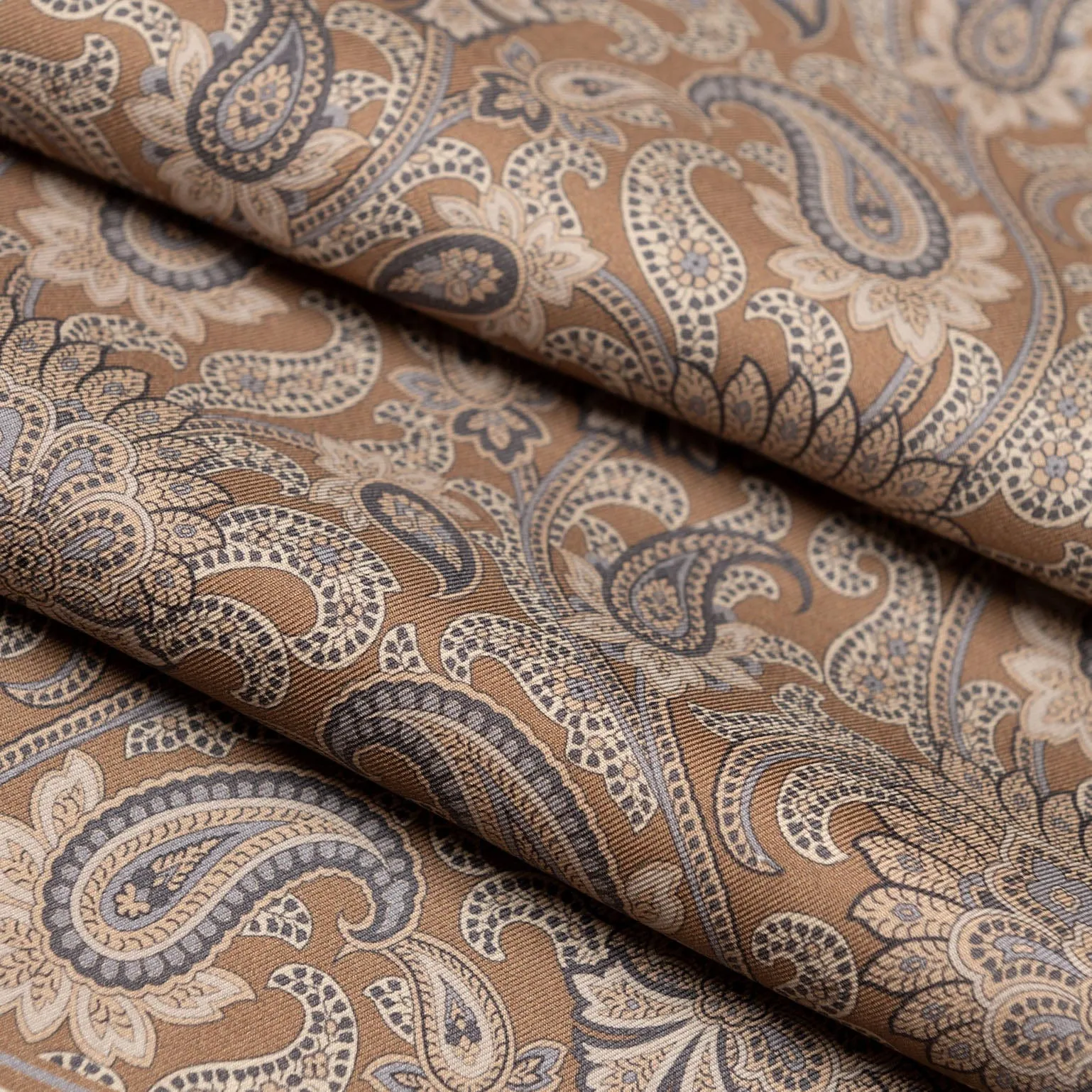 Pasquino - Reversible Silk Scarf - Sand