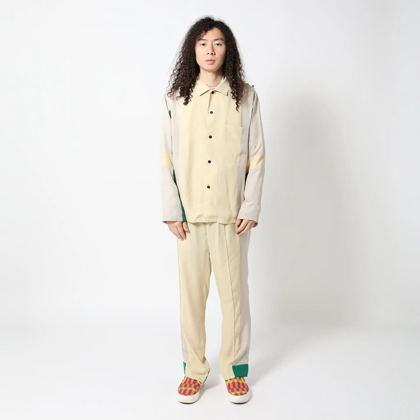 Patchwork inner pants