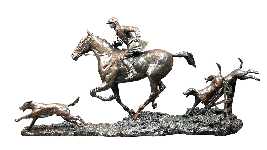 Richard Cooper Open Fields Bronze Sculpture